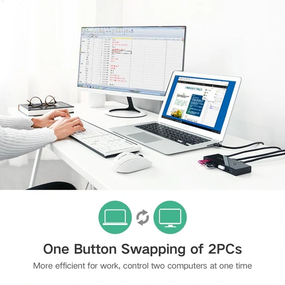 UGREEN USB 3.0 2x4 Sharing Switch Selector - Image 4