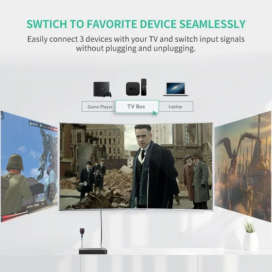 UGREEN 3 In 1 Out 4K HDMI Switch - Image 2