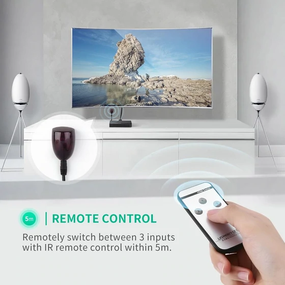 UGREEN 3 In 1 Out 4K HDMI Switch - Image 5