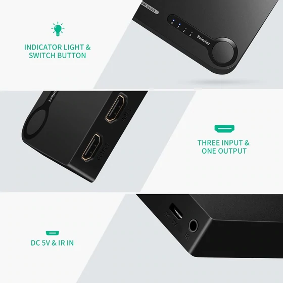 UGREEN 3 In 1 Out 4K HDMI Switch - Image 6