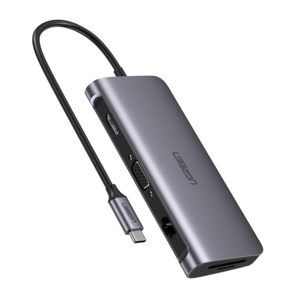 9-in-1 Aluminium USB C Multi-Port Hub