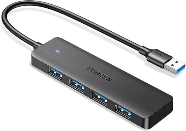Ugreen 25851 USB 3.0 4-PORT HUB USB-A TO 4XUSB Docking USB 3.2 Gen 1 (3.1 Gen 1) Type-A