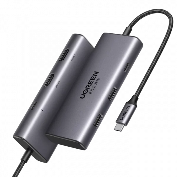 UGREEN Revodok 206 Dual 4K@60Hz HDMI USB-C Hub