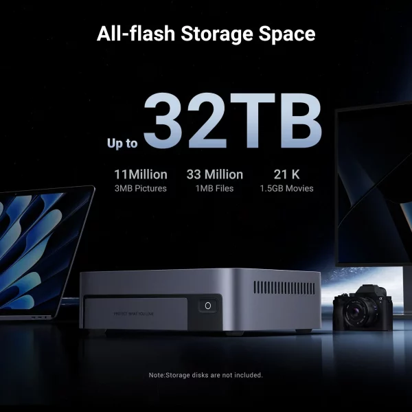 UGREEN NASync DXP480T Plus 4 Bay All-Flash SSD NAS - Image 2