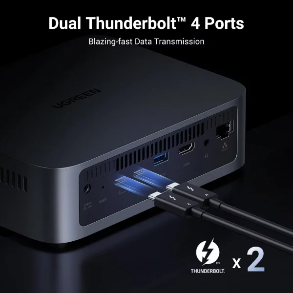 UGREEN NASync DXP480T Plus 4 Bay All-Flash SSD NAS - Image 4
