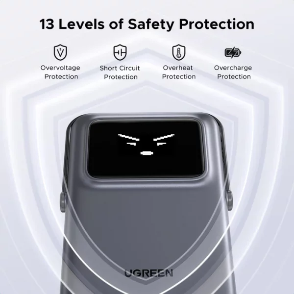 UGREEN Uno Magnetic Wireless Power Bank 10000mAh 7.5W - Image 3