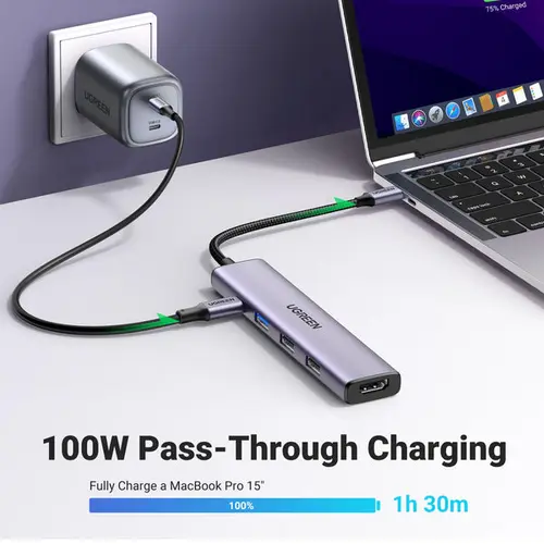 UGREEN Revodok 105 5-in-1 USB-C Hub (Model CM478) - Image 4