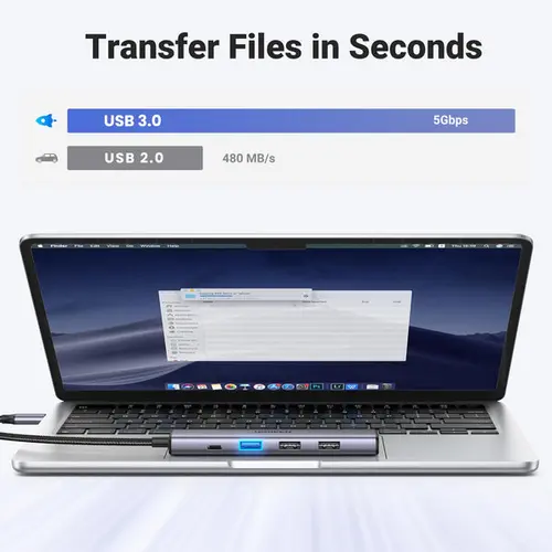 UGREEN Revodok 105 5-in-1 USB-C Hub (Model CM478) - Image 2