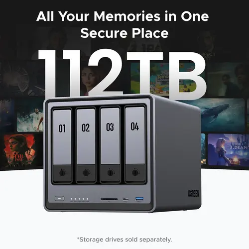 Ugreen NASync DXP4800 NAS Compact Intel® Pentium® N100 8 GB DDR5 UGOS Pro - Image 4