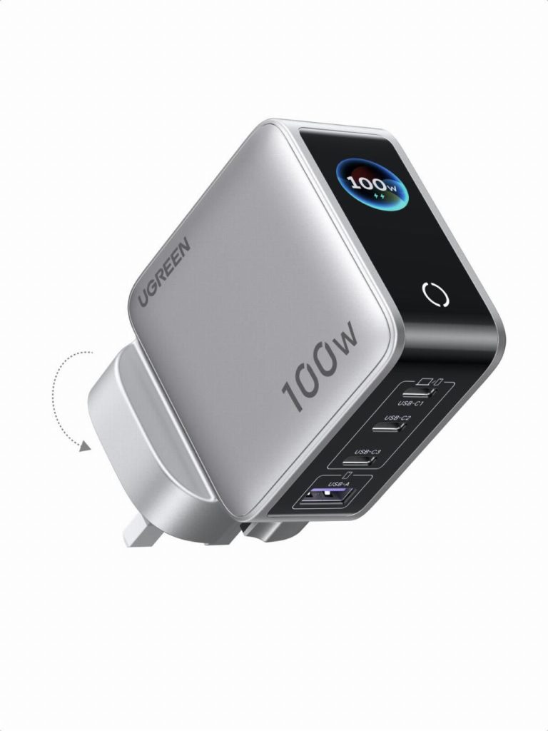 UGREEN Nexode Pro 100W GaN Charger with Smart Display