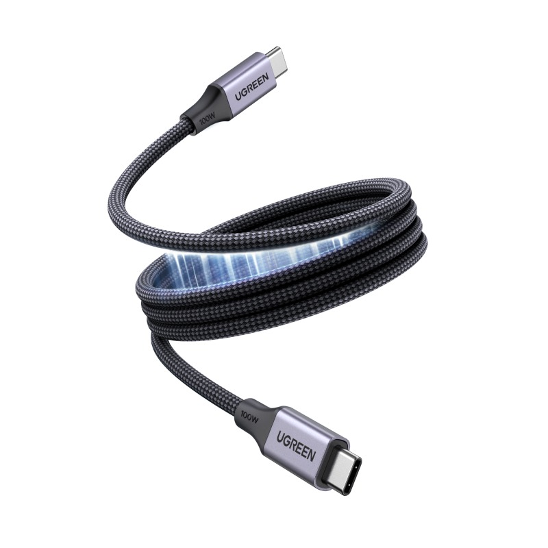 UGREEN 100W Magnetic USB-C Cable 1m Space Grey