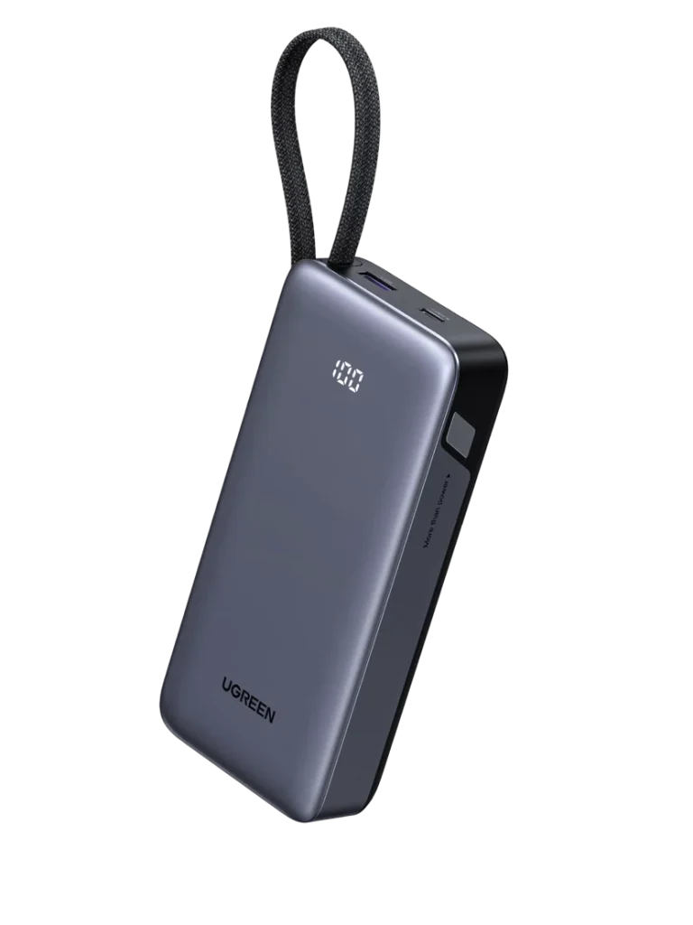 UGREEN Nexode 20000mAh 30W Power Bank with Dual USB-C Cables