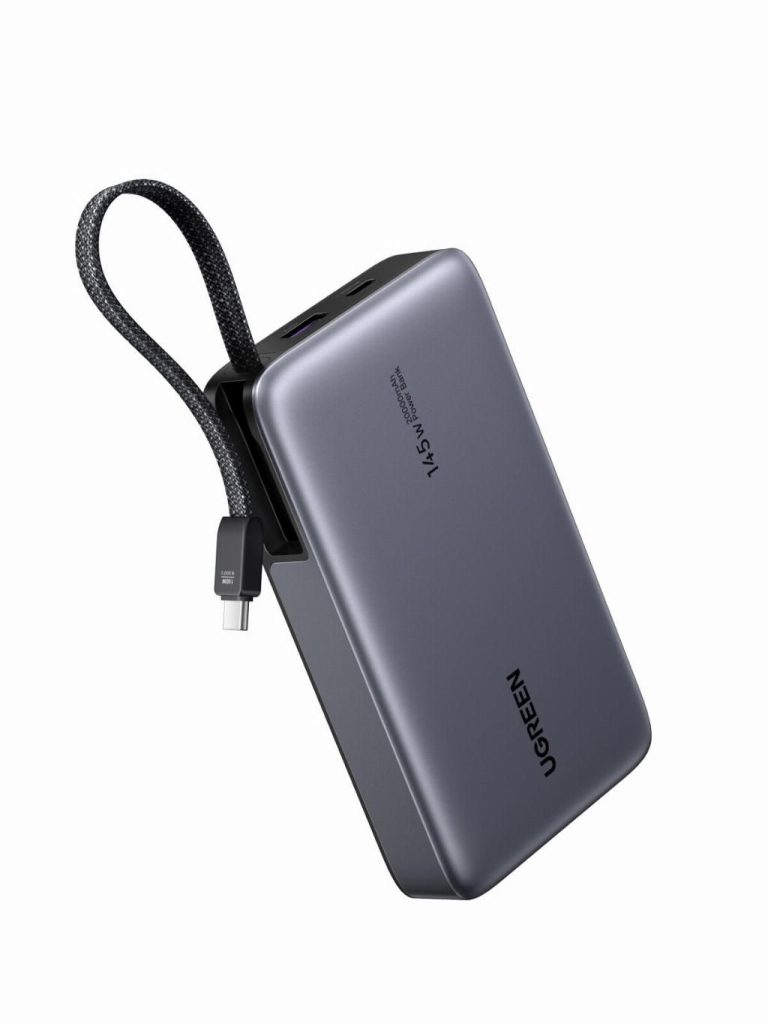UGREEN Nexode 20000mAh 145W Power Bank with Built-in USB-C Cable